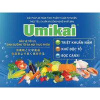 [COMBO 2 HỦ] Bột Ngâm Rửa Rau Củ Quả & Thịt Cá Umikai Natural Oyster Shell Calcium Powder (100% Canxi Từ Vỏ Hàu Biển)