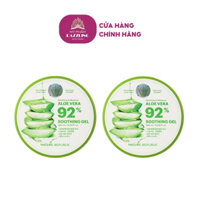 COMBO 2 Hũ Gel Nha Đam Dưỡng Da Nature Republic Aloe Vera 92% Soothing Gel 300ml