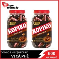 Combo 2 hủ Kẹo cà phê Kopico Coffee Hủ 600g