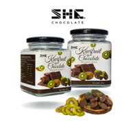 Combo 2 hũ Kiwi sấy dẻo nhúng sô cô la 120g SHE Chocolate