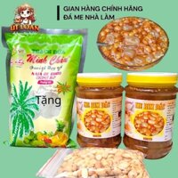 Combo 2 hủ ME RIM ĐÁC 1,1kg ( hủ 550gr) [Tặng túi thạch dừa 500gr] kèm 1 gói đậu phộng