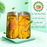 Combo 2 Hủ Xoài Sấy Dẻo + Xoài Sấy Dẻo Muối Ớt Nguyên Miếng (Có Video) |Kim An Minh Food