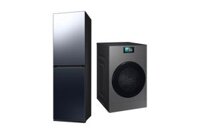 Combo 2-in-1: Máy Giặt Sấy Bespoke AI Laundry Combo™ WD25DB8995BZSV và Tủ Chăm Sóc Quần Áo AI Bespoke AirDresser DF24CB9900CRSV