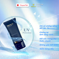 [Combo] 2 Kem chống nắng cho nam nâng tone, kiềm dầu, chống ánh sáng xanh Manlio Sunscreen SPF 50+ Pa+++++ 45g