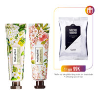 Combo 2 Kem Dưỡng Tay Cung Cấp Ẩm Cho Da HEALING BRID GARDENER'S PERF HANDCREAM (Hương hoa anh đào + hương hoa lan nam phi)