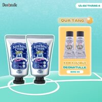 Combo 2 Kem Khử Mùi Ngăn Mồ Hôi Hương Bạc Hà Cho Nam Deonatulle Sara Sara Cream For Men 45G
