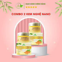Combo 2 kem nghệ nano Biona dưỡng trắng da mờ thâm nám chính hãng an toàn hiệu quả Nature Labs