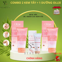 Combo 2 kem tẩy lông Ollie 70g + 2 kem dưỡng Ollie làm chậm quá trình mọc lông