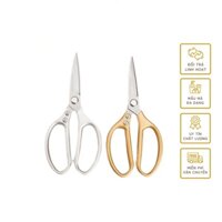 Combo 2 Kéo Cắt Gà, Kéo Nhật Đa Năng với tay cầm chắc chắn, Lưỡi Cắt Sắc Bén