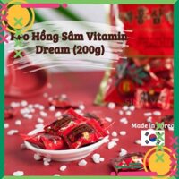 Combo 2 kẹo Hồng Sâm Vitamin Hàn Quốc 200g,giúp tỉnh táo,sảng khoái tinh thần,giảm mệt mỏi