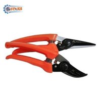 Combo 2 Kéo, Kìm Cắt Tỉa Cành Cây Cảnh, Cây Kiểng Mũi Cong, Mũi Thẳng Kapusi Nhật Bản K8630 Thép SK5 Siêu Sắc