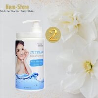 [COMBO] 2 KG KEM TẮM TRẮNG CẤP TỐC 2X
