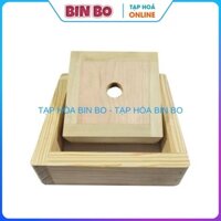 Combo 2 Khuôn gói bánh chưng bằng gỗ Vạn Lợi Dragon - 1 bộ khuôn lớn + 1 bộ khuôn nhỏ