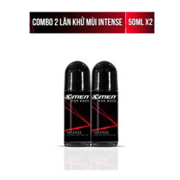 Combo 2 Lăn khử mùi Xmen for boss Hương Trầm Nội Lực Intense 50ml/chai