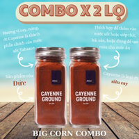 [COMBO 2 LỌ] Bột Ớt Cayenne Ground Atlas Garden, Lọ 64g