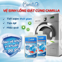 combo 2 lọ Camilla Tẩy Lồng Máy Giặt Bảo Vệ Gia Đình Loại Bỏ 580 Lần Nấm Mốc và Bụi Bẩn Lọ 300g