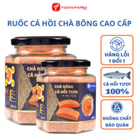 Combo 2 lọ ruốc cá hồi ăn liền TOAN FARM giúp bổ sung Omega3, Vitamin DHA cho cơ thể loại Cao Cấp