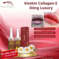 Combo 2 Lọ Tinh Chất Vieskin Collagen-S Luxury Cao Cấp Dưỡng Kích Màu Môi Sau Phun Xăm, Chuyên Phục Hồi Tổn Thương Môi