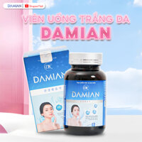 Combo 2 lọ Viên Uống Damian giảm 50k - Viên Uống Trắng Da, Làm mờ thâm nám, tàn nhang, dưỡng trắng da