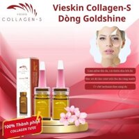 Combo 2 Lọ Vieskin Collagen-S Goldshine Dưỡng Da Tươi Tắn Căng Bóng Đều Màu Da, Collagen Tươi Chính Hãng