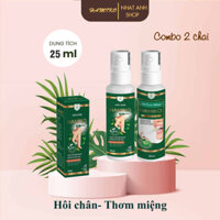 (Combo 2 lọ) Xịt hôi chân 25ml+ xịt thơm miệng 15ml Hamiko Ngăn Mùi Hôi chân Giảm Tiết Mồ Hôi, Khử Khuẩn, An Toàn Cho Da