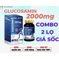 [COMBO 2 LỌ/120V] Viên Xương Khớp Glucosamin 2000mg Tăng Cường Glucosamin - Nuôi Dưỡng Sụn Khớp Nhờ Cá Mập GLUCOSAMINE