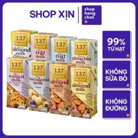 [COMBO 2 LỐC 180ML] Sữa Hạt Nguyên Chất Nhiều Vị Lựa Chọn 137 DEGREES Có Vị Ngọt Từ Mật Hoa Dừa Healthy Không Đường