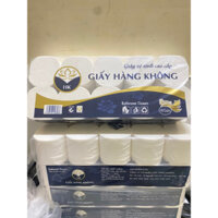 COMBO 2 LỐC 20 CUỘN GIẤY VỆ SINH KHÔNG LÕI HK 4 LỚP 1.2KG ( TẶNG KHẨU TRANG KF94)