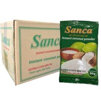 Combo 2 lốc (20 gói ) Bột cốt dừa Sanca 50g