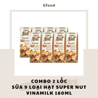 [COMBO 2 LỐC] Vinamilk Sữa 9 Loại Hạt Super Nut Lốc 4 Hộp 180ml