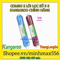 Combo 2 lõi lọc nước kangaroo số 5 và số 6 | Nano Silver - Ceramic NEW 2020