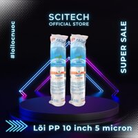Combo 2 lõi lọc nước số 1 PP 10 inch 5 micron dùng trong máy lọc nước NanoUFRO, bộ lọc thô - Hàng chính hãng