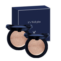 Combo 2 lõi phấn nước kiềm dầu, che khuyết điểm  Its Well Plus