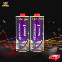 Combo 2 Lon Nhớt Tổng Hợp Xe Số, Xe Côn Tay BCP FURIO 10W40 1L SN Fully-Nhớt Thái Lan/nhớt xe máy