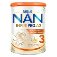 Combo 2 lon Sản phẩm dinh dưỡng công thức Nestlé NAN INFINIPRO A2 3 lon 800g date 2025