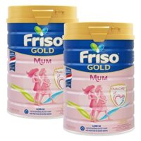 Combo 2 lon Sữa bầu Friso Mum Gold 900g hương cam