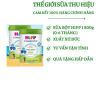 Combo 2 lon Sữa bột công thức HiPP 1 Organic Combiotic 800g