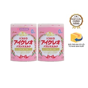 Combo 2 lon sữa bột Glico Icreo số 0 (800g)