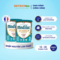 Combo 2 lon Sữa bột Modilac Doucéa Croissance 3 800g