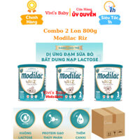 [Combo 2 Lon] Sữa Modilac Riz số 1, 2, 3 Lon 800g dành cho trẻ dị ứng đạm bò và bất nạp Lactose nhập khẩu Pháp Mẫu Mới