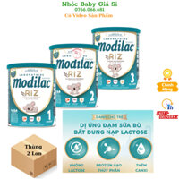 Combo 2 lon sữa Modilac Riz 800g Số 1,2,3 Giúp Bé Phát Triển Chiều Cao, Trí Não, Tăng Cường Hấp Thu