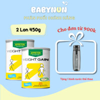 [Combo 2 lon] Sữa Tăng Cân cho Người lớn Appeton Weight Gain hương Vani 450g