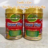 (Combo 2 lon) Sữa tăng cân Epot sure Growplus 900g dành cho trẻ suy dinh dưỡng và thấp còi