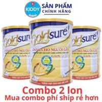 [Combo 2 lon] Sữa tăng cân GOLDSURE GAIN NL 900g dành cho người gầy, thích hợp mọi lứa tuổi