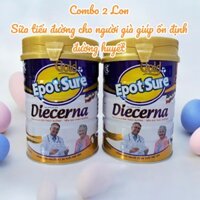 Combo 2 lon Sữa Tiểu Đường Epotsure Diecerna 900g dành cho người bệnh tiểu đường và tiền tiểu đường