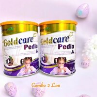 Combo 2 lon Sữa Wincofood Goldcare Pedia lon 850g: dành cho trẻ biếng ăn thích hợp cho trẻ từ 1 tuổi trở lên