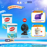 Combo 2 Lon Thực phẩm bổ sung Boost Optimum 800g Tặng Quạt kẹp mini