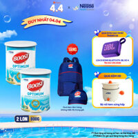 Combo 2 Lon Thực phẩm dinh dưỡng bổ sung Boost Optimum Nestlé bổ sung Vitamin, Khoáng chất 800G Tặng Ba lô và nón