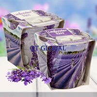 Combo 2 ly nến thơm Bartek nhập khẩu Châu Âu Lavender Kiss 115g - nụ hoa oải hương