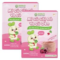 Combo 2 Mì củ cải đỏ & củ dền ăn dặm Anpaso *giao bao bì ngẫu nhiên